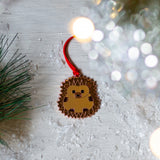 hedgehog xmas decoration, hedgehog tree decoration, hedgehog xmas gift, christmas tree decoration for girl, boy's christmas tree decoration, animal xmas decoration, animal tree decoration