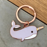 you are amazing narwhal keyring, keyring gift for firend, lockdown gift, isolation gift, quarantine gift, social distance gift, positive message gift for friend, letterbox gift