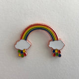 rainbow pin badge