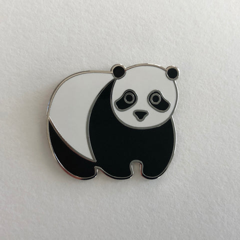 panda enamel pin badge