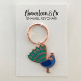 Peacock Keyring