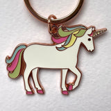 unicorn keyring