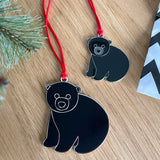 Black Bear Hanging Decoration