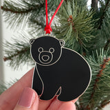 Black Bear Hanging Decoration