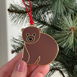 bear ornament, bear christmas decoration, cute bear ornament