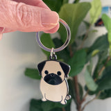 pug-dog-keyring
