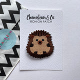 Hedgehog Iron-On Patch
