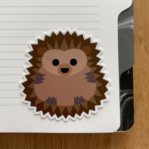 Hedgehog Vinyl Sticker