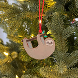Sloth Christmas Tree Decoration