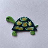 Tortoise Embroidered Iron On Patch
