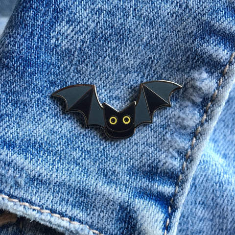 Cute Bat Enamel Pin – chameleon and co