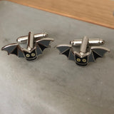 bat cufflinks, bat gift, novelty cufflinks, cufflinks for boy, cufflinks for teen, bat accessory