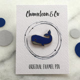 blue whale pin badge, blue whale enamel pin, blue whale pin, whale gift, whale gift idea for kids, under the sea enamel pin, under the sea badge