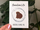 Cute Brown Bear Enamel Pin