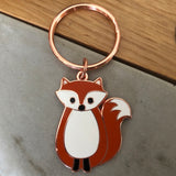 fox keyring, thinking of you gift, lockdown gift, letterbox gift keyring