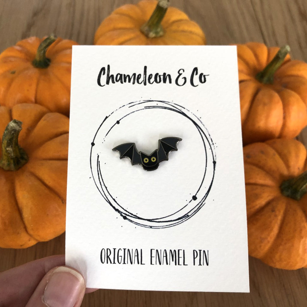 Halloween Enamel Pins Halloween Pins And Brooches Cute Bat Enamel