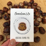 hedgehog pin badge, hedgehog badge, cute hedgehog enamel pin, hedgehog accessory, hedgehog mechandise, hedgehog lapel pin, hedgehog gift