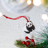 panda xmas decoration, panda gift, panda secret santa gift, panda christmas eve box, christmas tree decoration for christmas eve box, panda stocking filler
