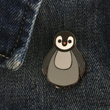 penguin pin, penguin enamel pin, baby penguin pin, cute enamel pin, baby animal enamel pin, arctic animal enamel pin, polar animal enamel pin, enamel pins for kids
