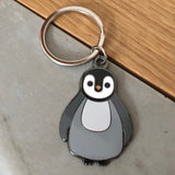 penguin keyring, baby penguin kift, penguin key fob