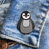 penguin pin badge