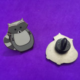 raccoon pin, raccoon pin badge, raccoon enamel pin, raccoon lapel pin, raccoon lapel badge, raccoon hard enamel pin, enamel pin, cute enamel pin, cute animal pin