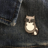 raccoon pin, raccoon enamel pin, raccoon badge, raccoon lapel pin, raccoon metal badge