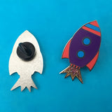 Rocket Enamel Pin Badge