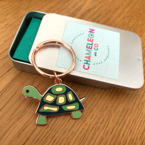 Tortoise keyring cheap