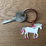 unicorn keyring, unicorn key ring, unicorn keychain, unicorn key fob, unicorn gift, unicorn accessory, gift for unicorn lover, gift for girl