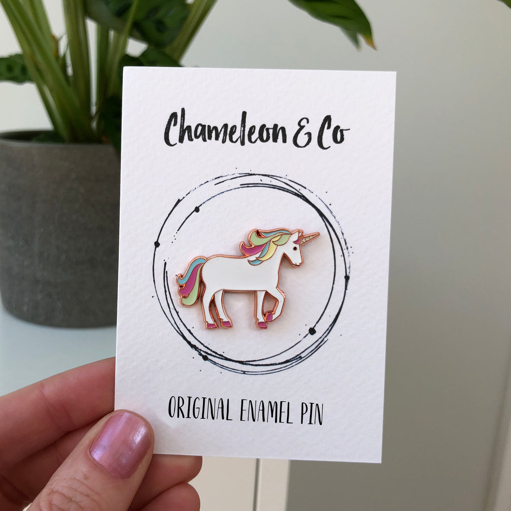 unicorn enamel pin badge, gift for unicorn lover, unicorn badge, unicorn jewellery, unicorn accessory, unicorn, enamel pin badge